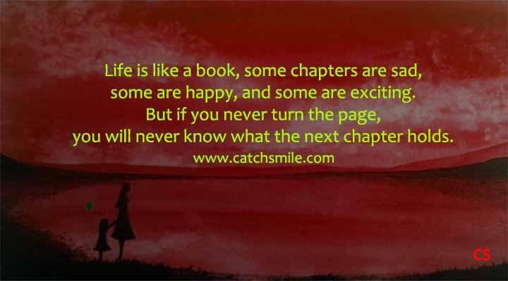 Life is like a book,