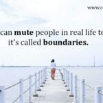 You can mute people in real life too, it's called boundaries.