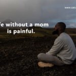Life without a mom is painful.