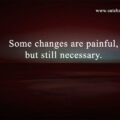 Some changes are painful, but still necessary. 15 Some changes are painful, but still necessary.
